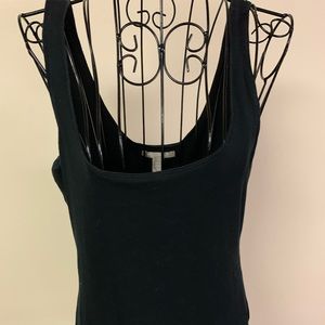Banana Republic black tank top size M with liner